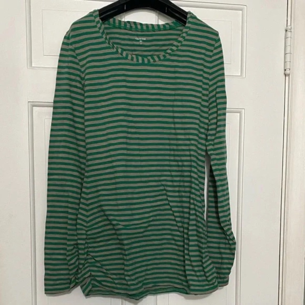 Garnet Hill 100% Cotton Long Sleeve Tee